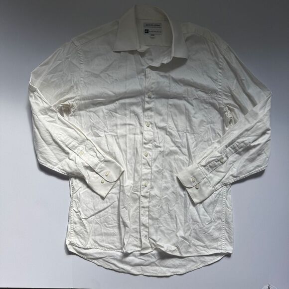 Bachrach White Superfine 80's 2 Ply Cotton Size 15.5 - Picture 1 of 4